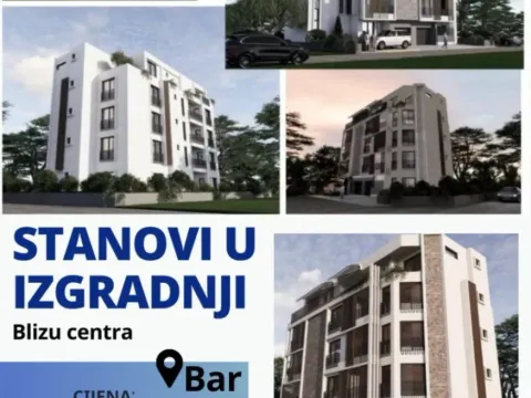 Prodaja, dvosoban stan, 57m², Centar, Bar