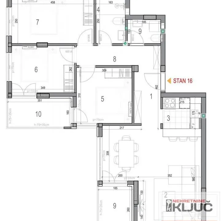 Sale, four bedroom apartment, 84m², Telep, Novi Sad Sve Podlokacije
