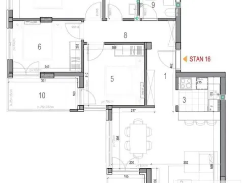 Sale, four bedroom apartment, 84m², Telep, Novi Sad Sve Podlokacije