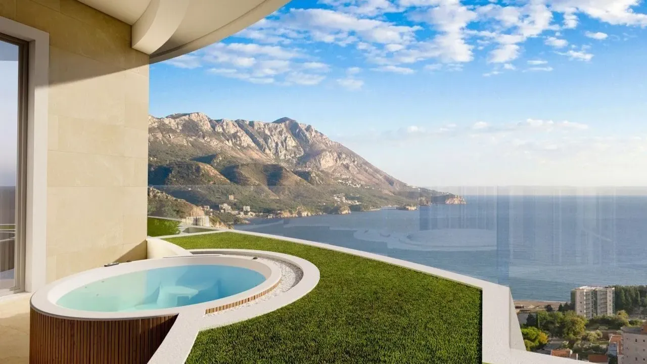 Prodaja, dvosoban stan, 74m², Bečići, Budva