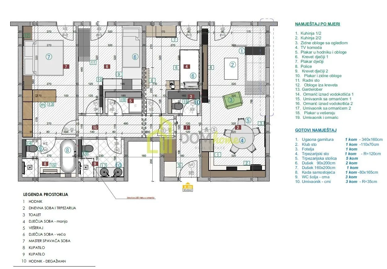 Prodaja, trosoban stan, 94m², City Kvart, Podgorica