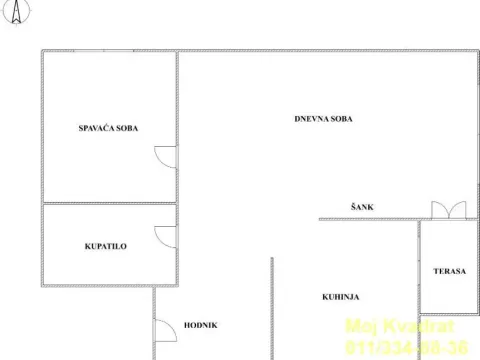 Sale, one bedroom apartment, 34m², Mirijevo Sve Podlokacije, Beograd - image 15