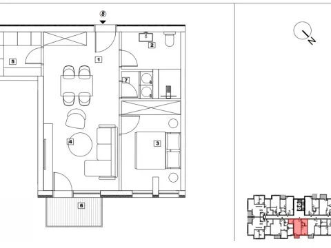 Prodaja, dvosoban stan, 48m², Nova Pazova, Stara Pazova - image 5