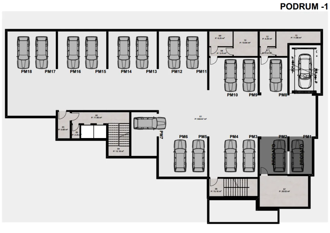 Sale, one bedroom apartment, 52m², Ilino, Bar