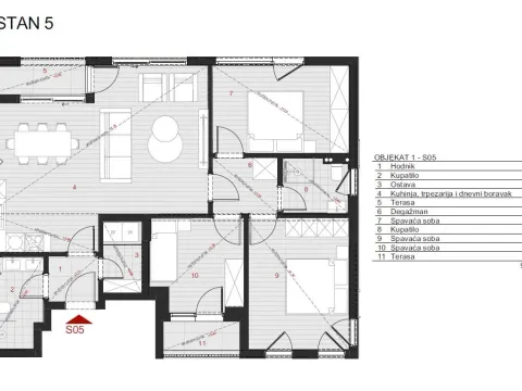 Sale, one bedroom apartment, 51m², Dobrota, Kotor - image 8