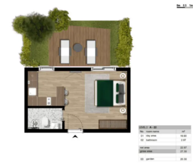 Prodaja, stan, 27m², Kavač, Kotor