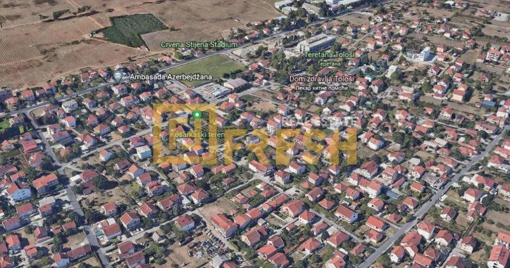 Prodaja, plac, 625m², Tološi, Podgorica