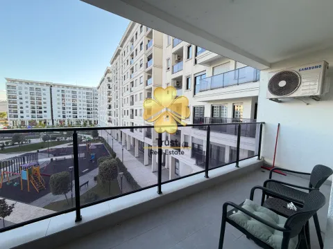 View from the terrace of the residential building and the courtyard with a children's playground. - image 7