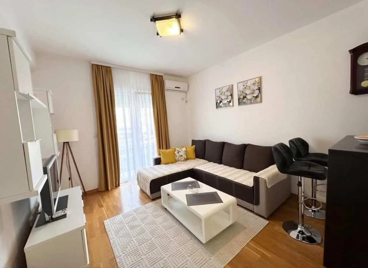 Rent, one bedroom apartment, 45m², Podgorica, Crna Gora