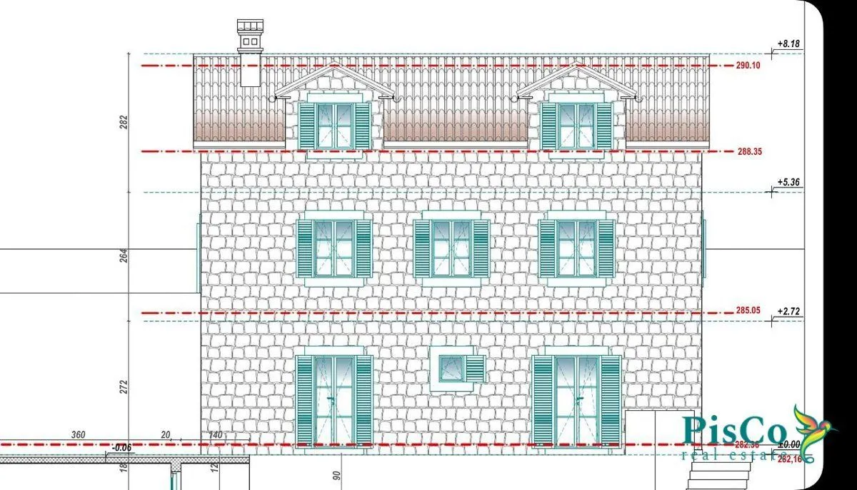 Sale, house, 170m², Kotor, Crna Gora