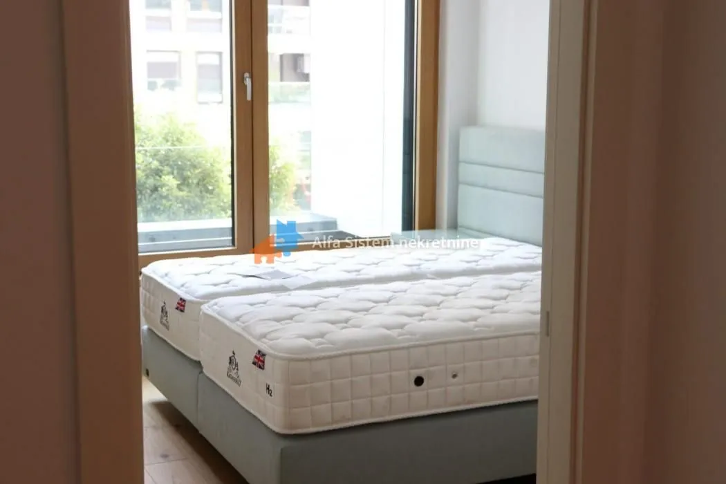Izdavanje, dvosoban stan, 54m², Novi Beograd Blok 65, Novi Beograd Sve Podlokacije