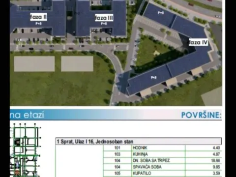 Sale, one bedroom apartment, 45m², Zabjelo, Podgorica - image 2