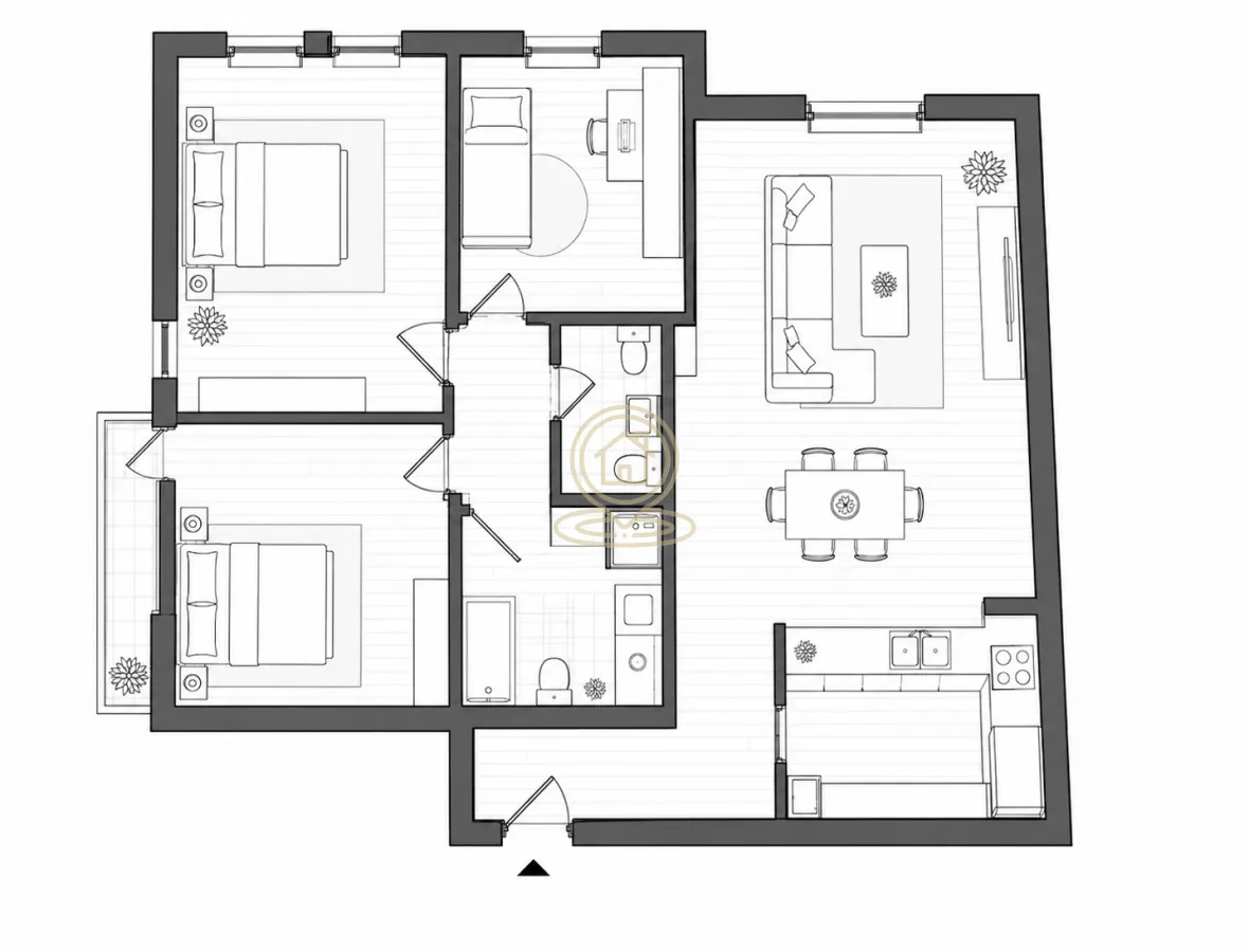 Sale, four bedroom apartment, 88m², Đeram Pijaca, Beograd
