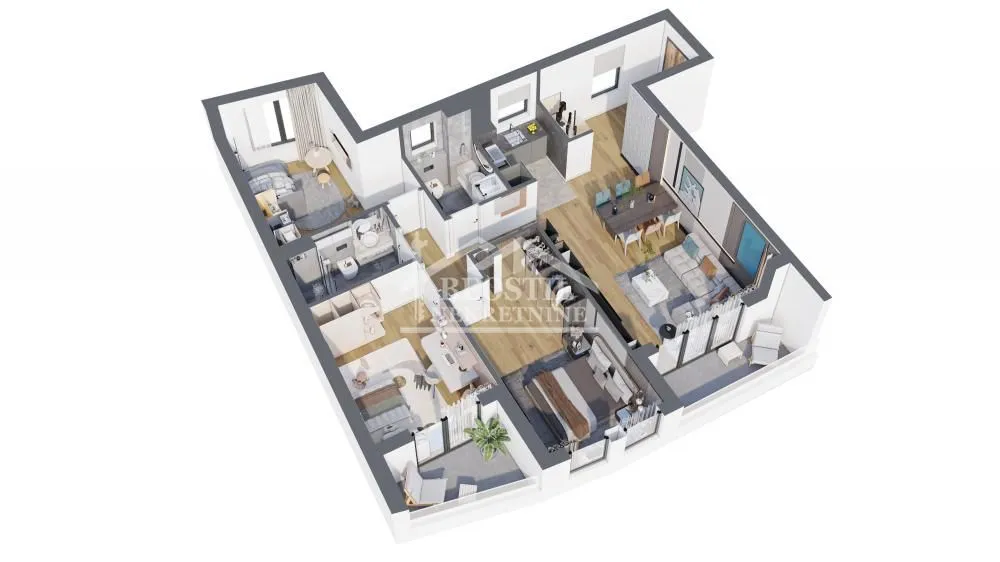 Sale, four bedroom apartment, 88m², Bežanijska Kosa 3, Bežanijska Kosa Sve Podlokacije