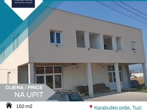 Izdavanje,  poslovni prostor, 150m2, Tuzi, Podgorica