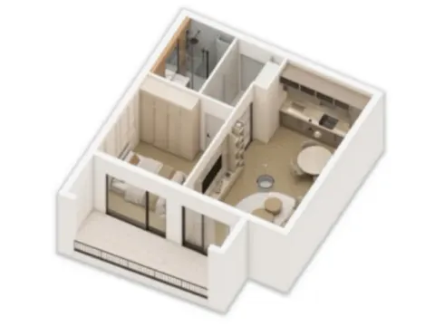 Prodaja, jednosoban stan, 44m², Kotor, Crna Gora - image 3