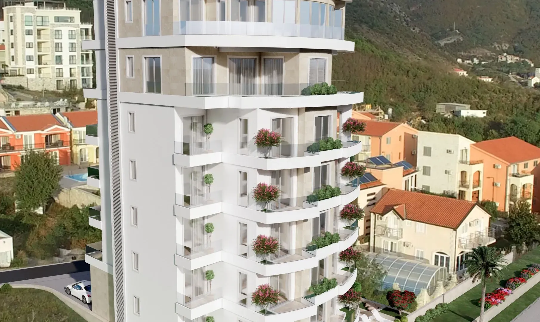 Sale, one bedroom apartment, 41m², Bečići, Budva