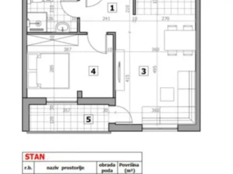 Prodaja, jednosoban stan, 46m², Sremska Kamenica, Petrovaradin - image 2