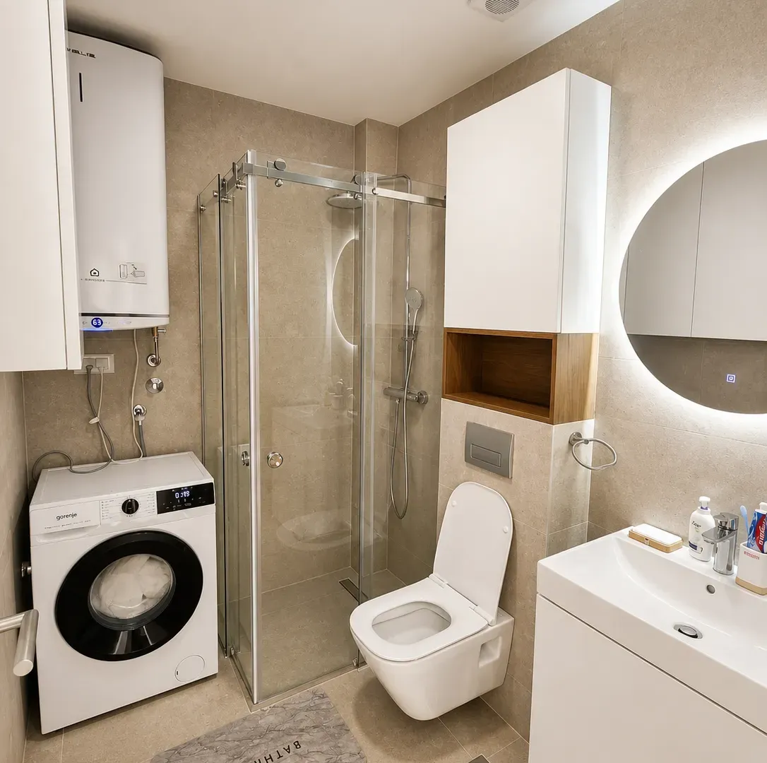 Rent, one bedroom apartment, 42m², Bečići, Budva