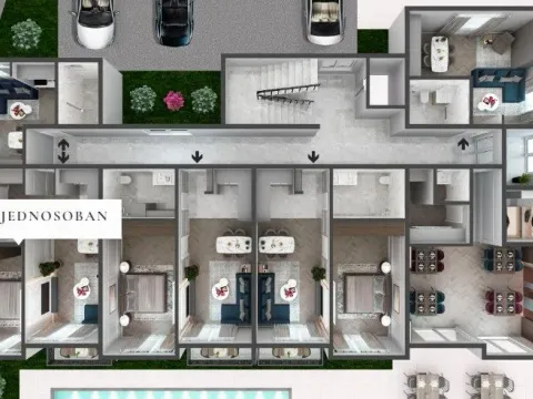 Sale, one bedroom apartment, 51m², Bar, Crna Gora - image 4