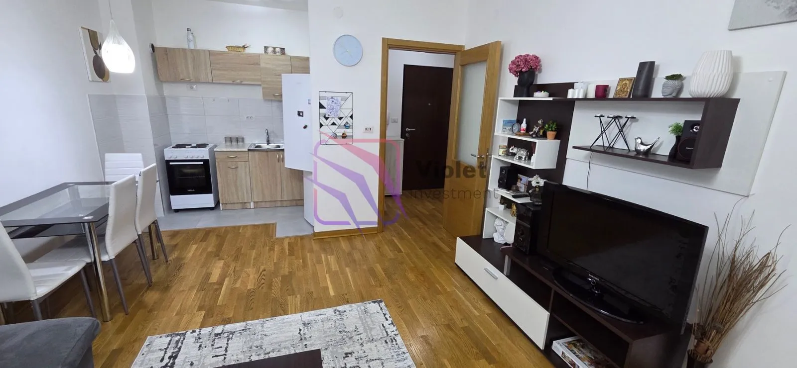 Rent, one bedroom apartment, 43m², City Kvart, Podgorica