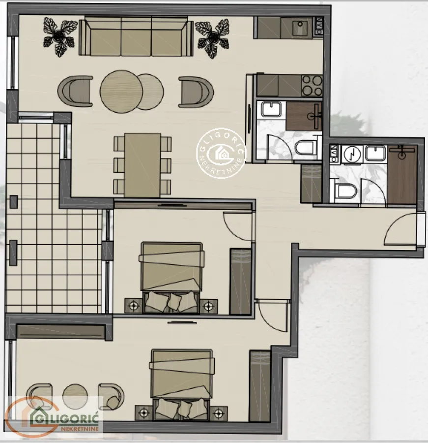 Sale, three bedroom apartment, 95m², Cvetkova Pijaca, Zvezdara Sve Podlokacije