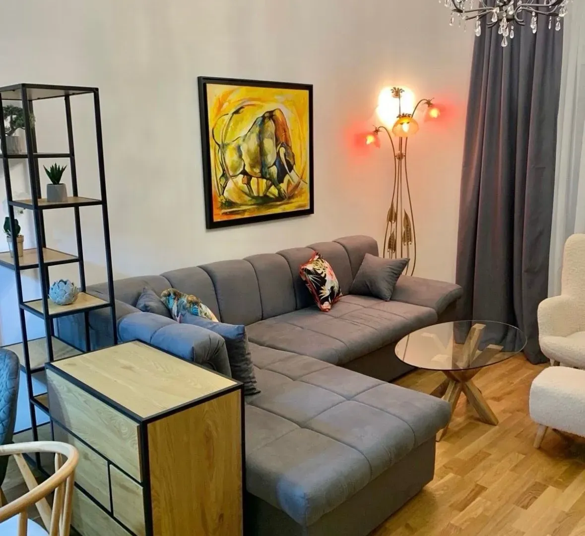 Rent, one bedroom apartment, 45m², Zabjelo, Podgorica