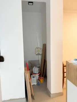 Smaller apartment niche with construction material and tools during renovation. - image 6