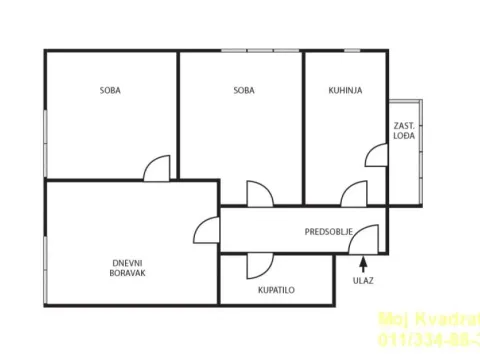 Prodaja, trosoban stan, 68m², Stari Grad, Beograd - image 15