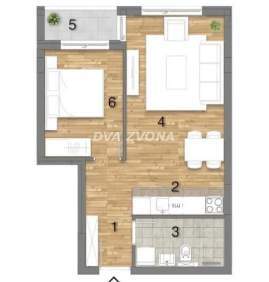 Prodaja, dvosoban stan, 41m², Telep, Novi Sad Sve Podlokacije