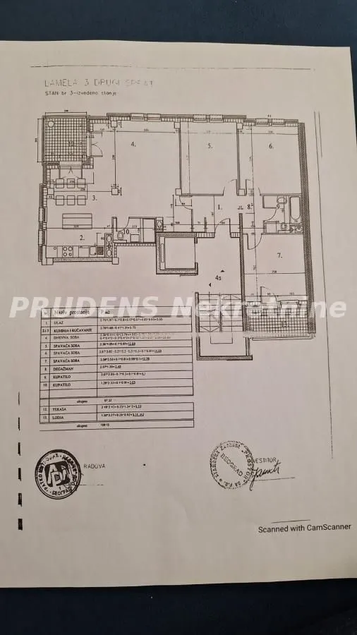 Prodaja, četvorosoban stan, 109m², Crveni Krst, Beograd