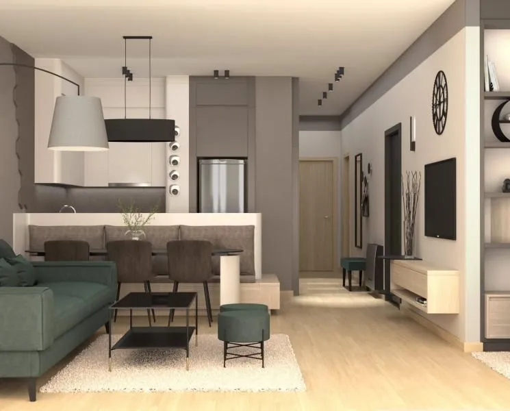 Rent, two bedroom apartment, 80m², Čubura, Beograd