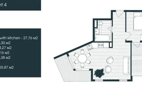 Prodaja, jednosoban stan, 42m², Donja Lastva, Tivat - image 8