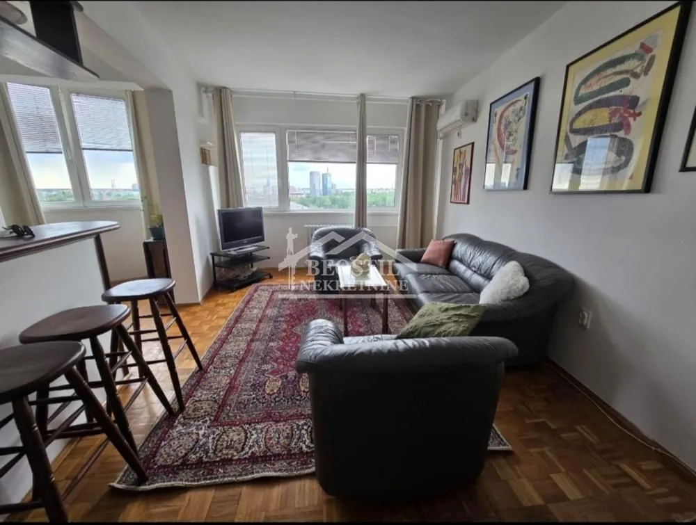 Rent, two bedroom apartment, 45m², Savski Venac, Beograd