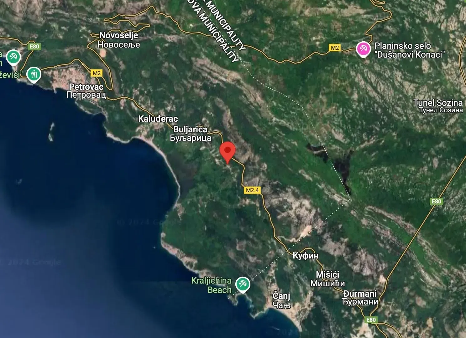 Prodaja, plac, 518m², Budva, Crna Gora
