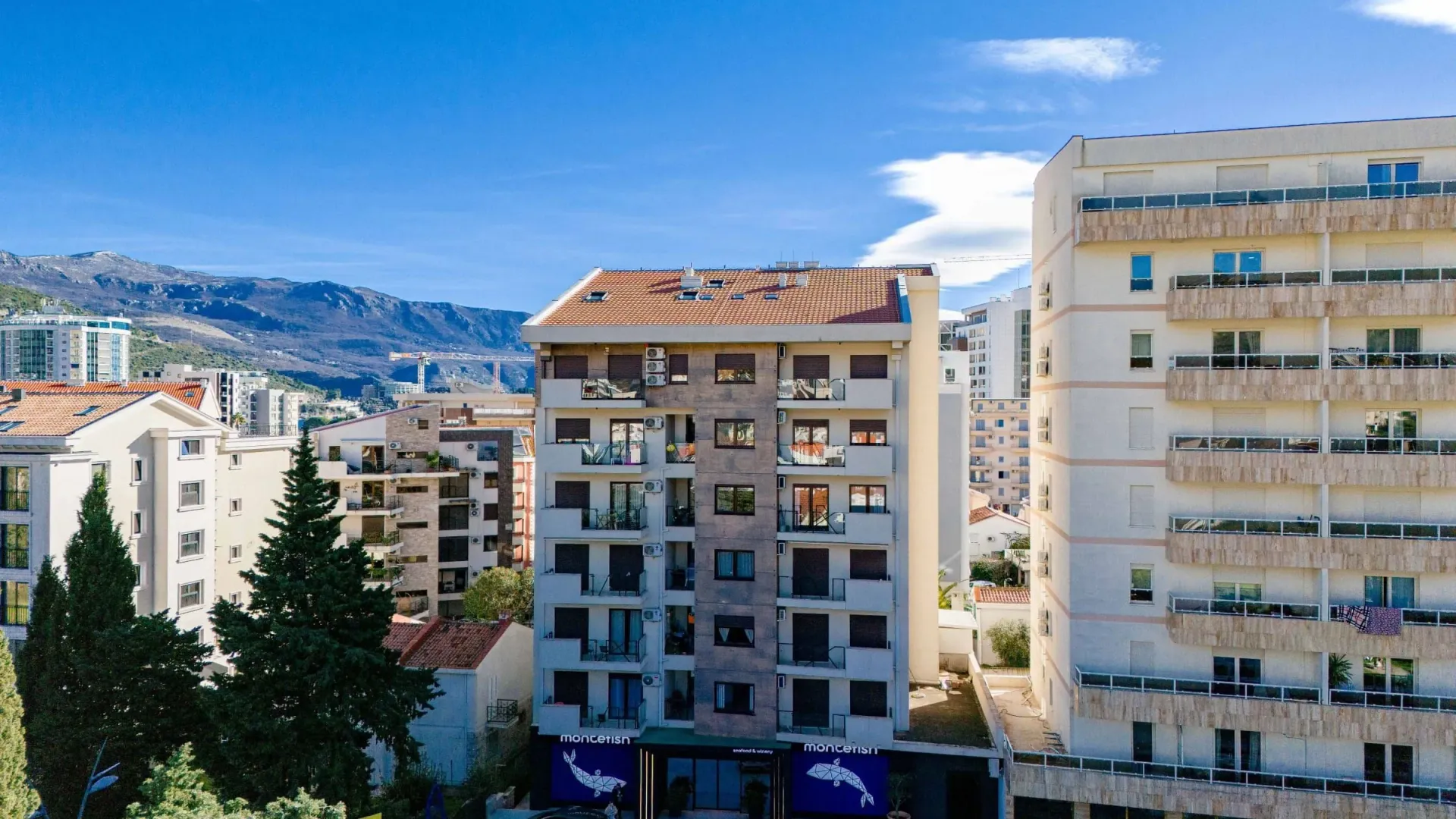 Prodaja, jednosoban stan, 44m², Vidikovac, Budva