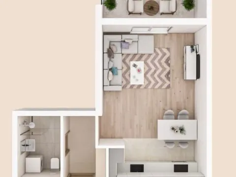 Sale, studio apartment, 36m², Zelenika, Podgorica - image 4