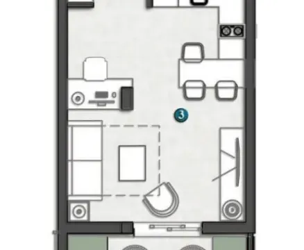 Prodaja, garsonjera, 33m², Herceg Novi, Crna Gora - image 2