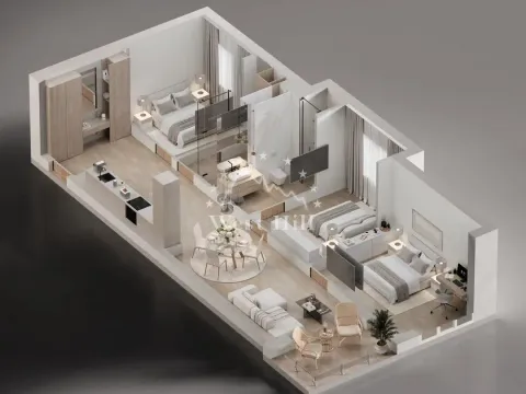 Sale, one bedroom apartment, 52m², Bečići, Budva - image 4