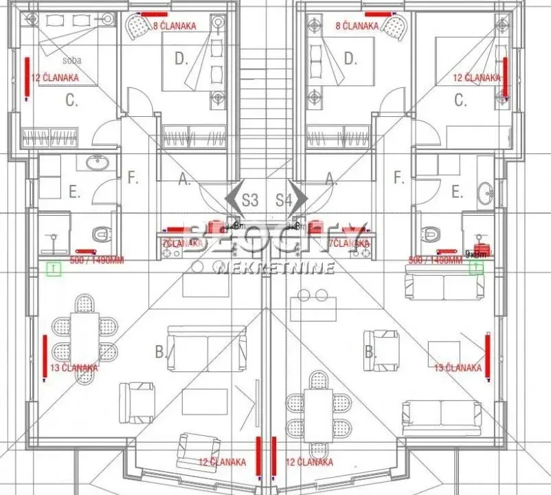 Prodaja, trosoban stan, 82m², Rudine, Zlatibor