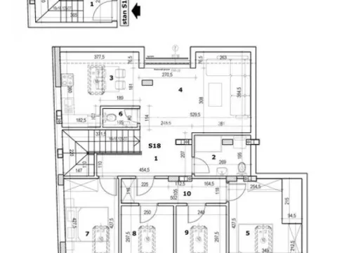 Sale, apartment, 99m², Petrovaradin, Novi Sad