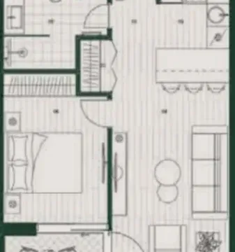 Sale, one bedroom apartment, 44m², Tivat, Crna Gora - image 2