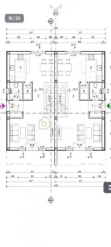 Arhitektonski plan nekretnine sa dimenzijama prostorija. - image 7