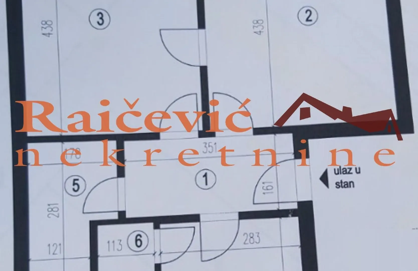 Sale, two bedroom apartment, 56m², Cvetni Trg, Vračar Sve Podlokacije