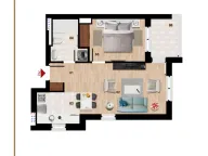 Sale, one bedroom apartment, 45m², Kolašin, Crna Gora - image 3