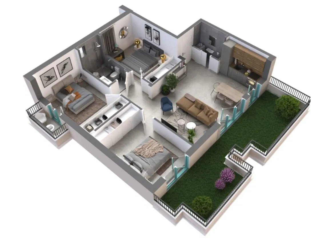 Prodaja, dvosoban stan, 62m2, Dobrota, Kotor
