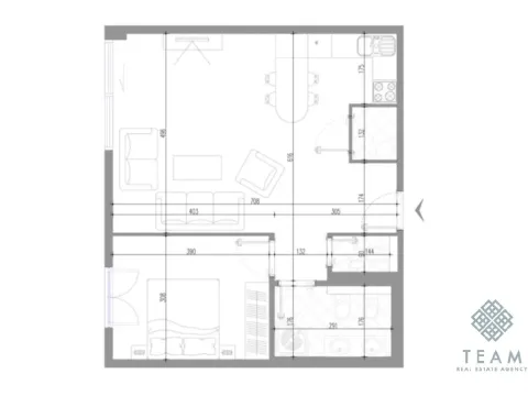 Sale, one bedroom apartment, 54m², Centar, Budva - image 13