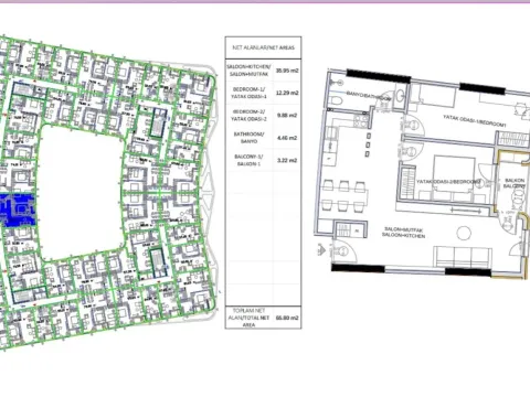 Prodaja, dvosoban stan, 66m², Ilino, Bar - image 8