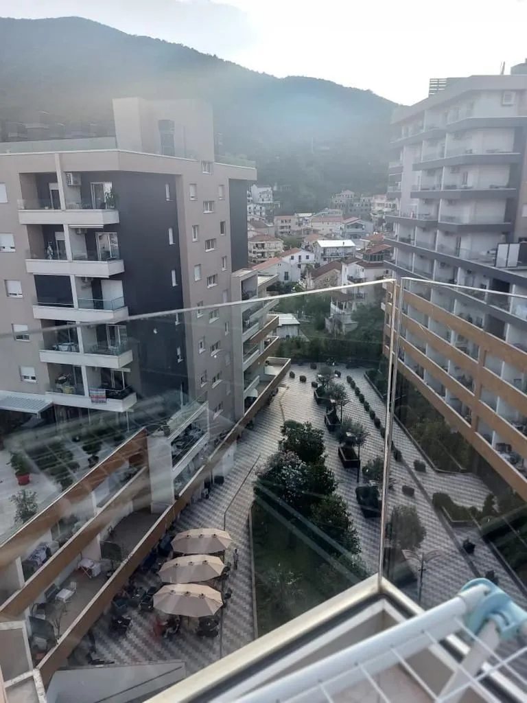 View from the terrace overlooking the neighborhood and surrounding buildings.