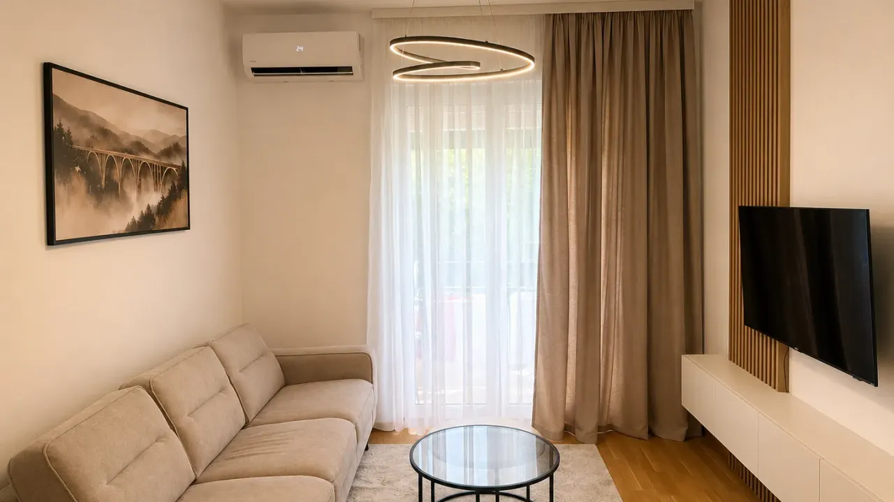 Rent, one bedroom apartment, 35m², Zabjelo, Podgorica